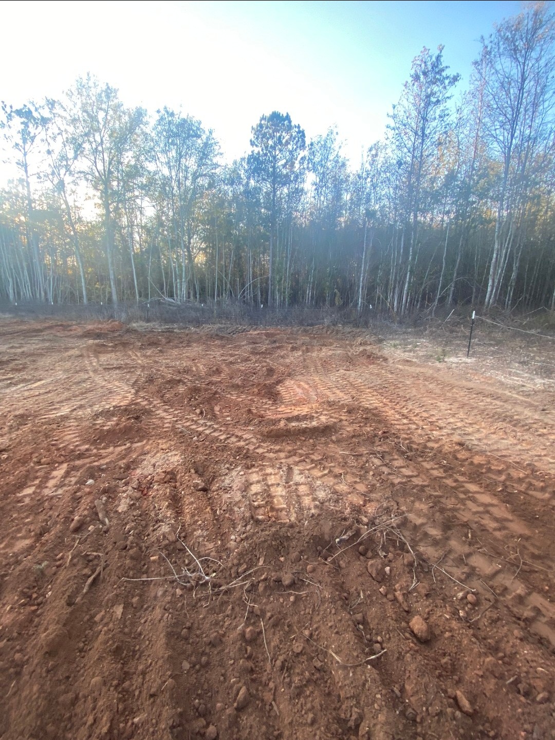 Freshly tilled earth, ready for planting.